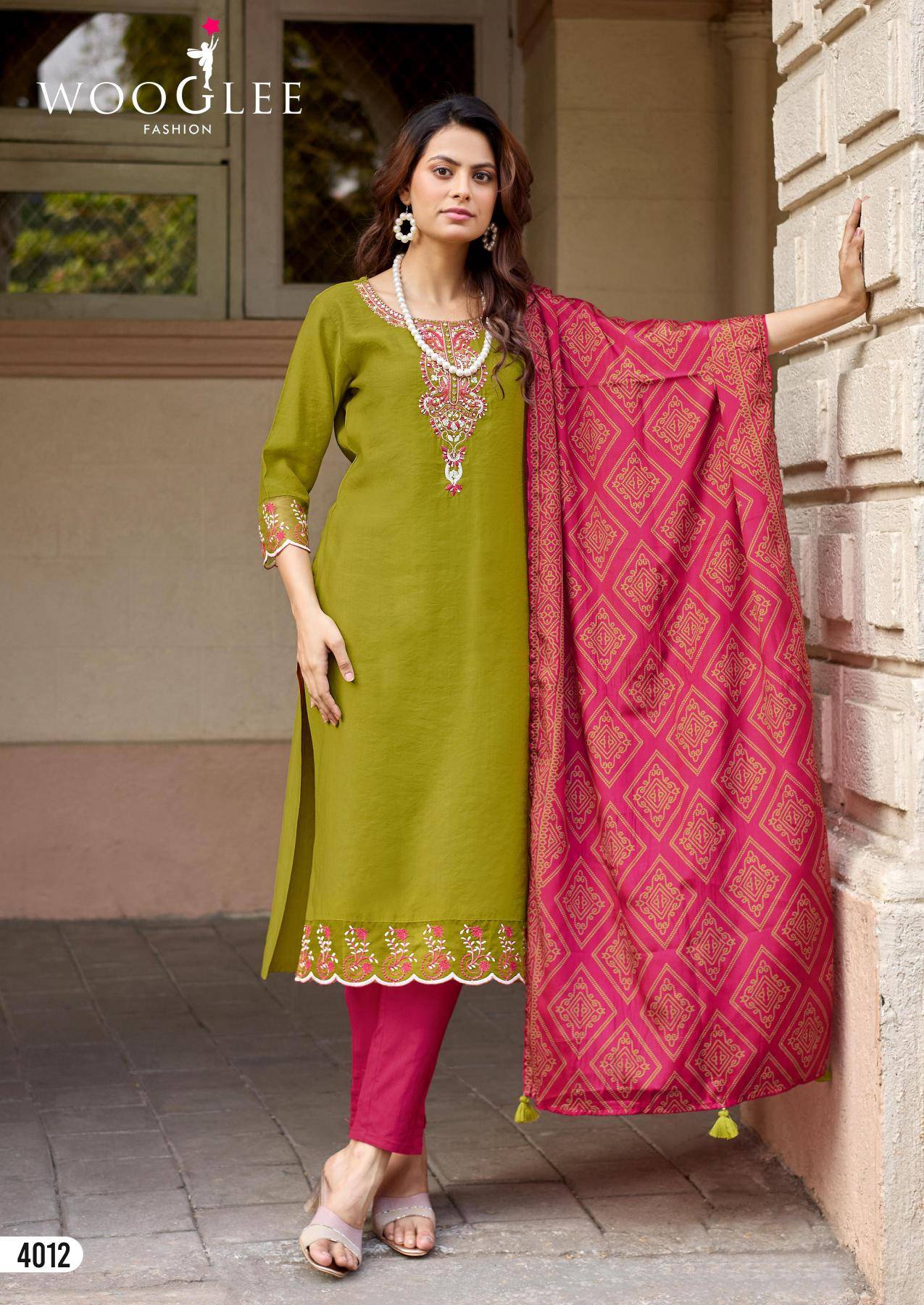 Wooglee sagaai vol 3 Designer wholesale kurtis in Surat